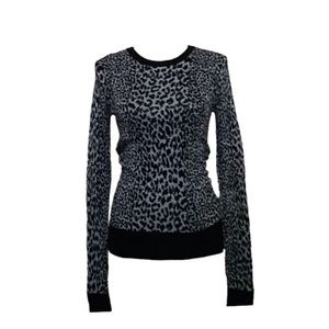 French Connection Animal Print Sweater